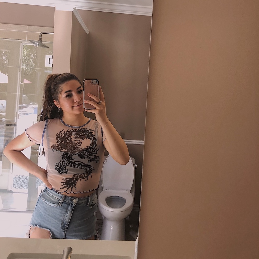 See through top